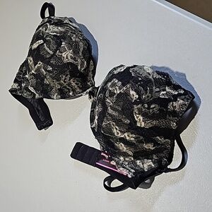 La Senza black and green 32DD Obsession bra